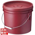 トスロン丸型(密閉容器) 12L レッド