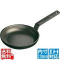 ミニ・フライパン 黒 12m 40509-529 ※ IH対応 IH (100V/200V)とガス火対応 写真1