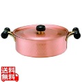 銅IHアンティック 浅型鍋 IH-104 24cm