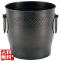 18-8 ワインクーラー模様入(ブラックブルー系酸化被膜) 写真1