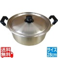 本蓚酸両手鍋28cm 業務用 写真1