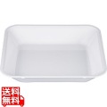 メラミン製フードパン 角型 1/3 白 UL-1365-W 写真1