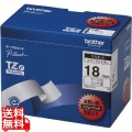 TZeテープ ラミネートテープ(白地/黒字)18mm 5本パック 写真1