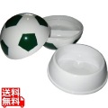 お子様ランチ皿 サッカーボール 大(仕切付)グリーン 写真1