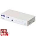 Giga対応スイッチ/8ポート/金属筐体/電源内蔵/ホワイト 写真1