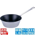 SAパワー・デンジ アルファテーパーパン 18cm ※ IH対応 IH (100V/200V)とガス火対応 写真1