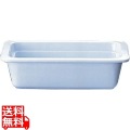 陶器製 角ガストロノームパン PB625-14 1/4 ホワイト 写真1