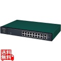 18ポート PoE給電スイッチングハブ GA-AS16TPoE+