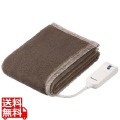 電気しき毛布(シングルSサイズ)(ブラウン)