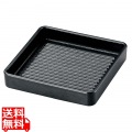 角肉皿 27cm 角 黒(塗無) 写真1