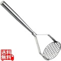 18-8パイプ柄業務用ポテトマッシャー 大 写真1