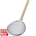 ThreeSnow TS プロすいのう木柄 大 ｜ふるい だし 水嚢 水切り みずこし みずぶるい ステンレス製 キッチン用品 調理器具 調理道具 写真1