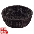 抗菌樹脂 丸型バスケット DS106 30型 ブラック 写真1