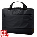 インナーバッグ パソコン用 軽量 15.6インチ ショルダーベルト ハンドル ファスナーポケット ブラック 写真1