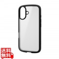 iPhone 16 TOUGH SLIM LITE ハイブリッドケース フレームカラー シルキークリア 写真1