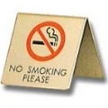 真鍮製 卓上禁煙サイン LG551-4 写真1