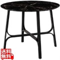 ラウンドテーブル ブラック 写真1