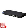 法人向けスイッチングハブ/WEBスマート/Giga/PoE/16ポート/ファンレス/3年保証 写真1