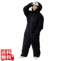 フトンライダー ゲレンデ 車中泊 スノボウェア スキーウェア ウィンタースポーツ 冬服 フェス 人型寝袋 Mサイズ DSN-HS01M-BK