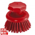 オールカラー ラウンドスクラブブラシ 1223603 レッド 写真1