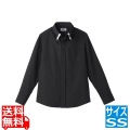 レイヤードBD衿長袖シャツ SS ET-1312 BK×WT 写真1