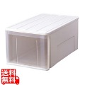 天馬 たっぷり収納ケース 66L ホワイト 幅39×奥行66×高さ30cm ( 収納ボックス 引き出し 衣装ケース )