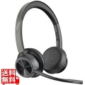 Poly Voyager 4320 USB-Aドングル付 両耳 ワイヤレスモデル ノイズキャンセリングマイク搭載 写真1