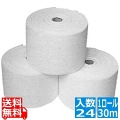 プールス F-1721TBE専用ロール紙(24入)DTR-300 厚手 30m巻 写真1