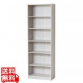 らくらく組立 文庫本棚W600(ホワイト) 写真1