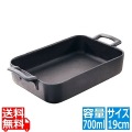 レヴォル レクタンギュラーディッシュ19cm 642065 アイアン 写真1