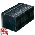 Blu-ray・DVD・CDケース(スリムタイプ・50枚セット・ブラック)