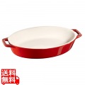 セラミック オーバルディッシュ 23cm チェリー 40508-606 写真1