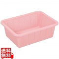 トンボ アシスト 抗菌角ざる(PP) 深1型 ピンク 写真1