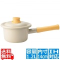 コットンプラス ミルクパン 14cm グレージュ CTP-14MGG 写真1