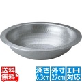 アルミ 電磁用 うどんすき 27cm ※IH対応(100V/200V) 写真1