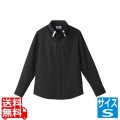 レイヤードBD衿長袖シャツ S ET-1312 BK×WT