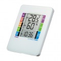 熱中症&インフルエンザ表示付きデジタル温湿度計(警告ブザー設定機能付き) 写真1