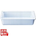 陶器製 角ガストロノームパン PB625-23 2/3 ホワイト 写真1