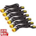 Power Cord Kit (6 ea)、Locking、C13 to C14、0.6m 写真1