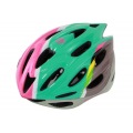 レディースヘルメット DHL271-BL (ブルー・ピンク) | 自転車 女性 サイクリング ロードバイク 軽量 アジャスター ベンチレーション 写真1