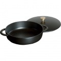 40509-386 ニダベイユ ソテーパン 24cm 黒 ※ IH対応 IH (100V/200V)とガス火対応