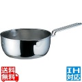 SA18-10共柄三層鋼雪平鍋(目盛付) 24cm ※ IH対応 IH (100V/200V)とガス火対応 写真1