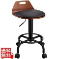 カウンターチェア バーチェア 曲げ木 KNC-J240 宮武製作所 | 椅子 チェア 昇降 回転座面 オシャレ インテリア キャスター 写真1