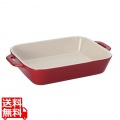 セラミック レクタンギュラーディッシュ 34cm×24cm チェリー 40511-148 写真1