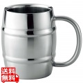18-8 タル型 二重マグカップ 300ml