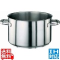 パデルノ 18-10半寸胴鍋 (蓋無) 1007-18 ※ IH対応 IH (100V/200V)とガス火対応 写真1