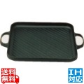 及源鋳造 グリル鉄板 CA-31S 34cm ※ IH対応 IH (100V/200V)とガス火対応 | グリル 鉄板 IH対応 IH キッチン用品 調理器具 フライパン グリルパン ガス ガス対応 写真1