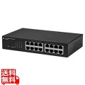 Giga対応 16ポート 電源内蔵スイッチングハブ(メタル筐体) 写真1