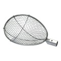 18-8ナス型 平織すくい網 (10mm目)KEN28H 写真1