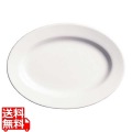 陶器「町中華」リム楕円皿 26cm R01-8026